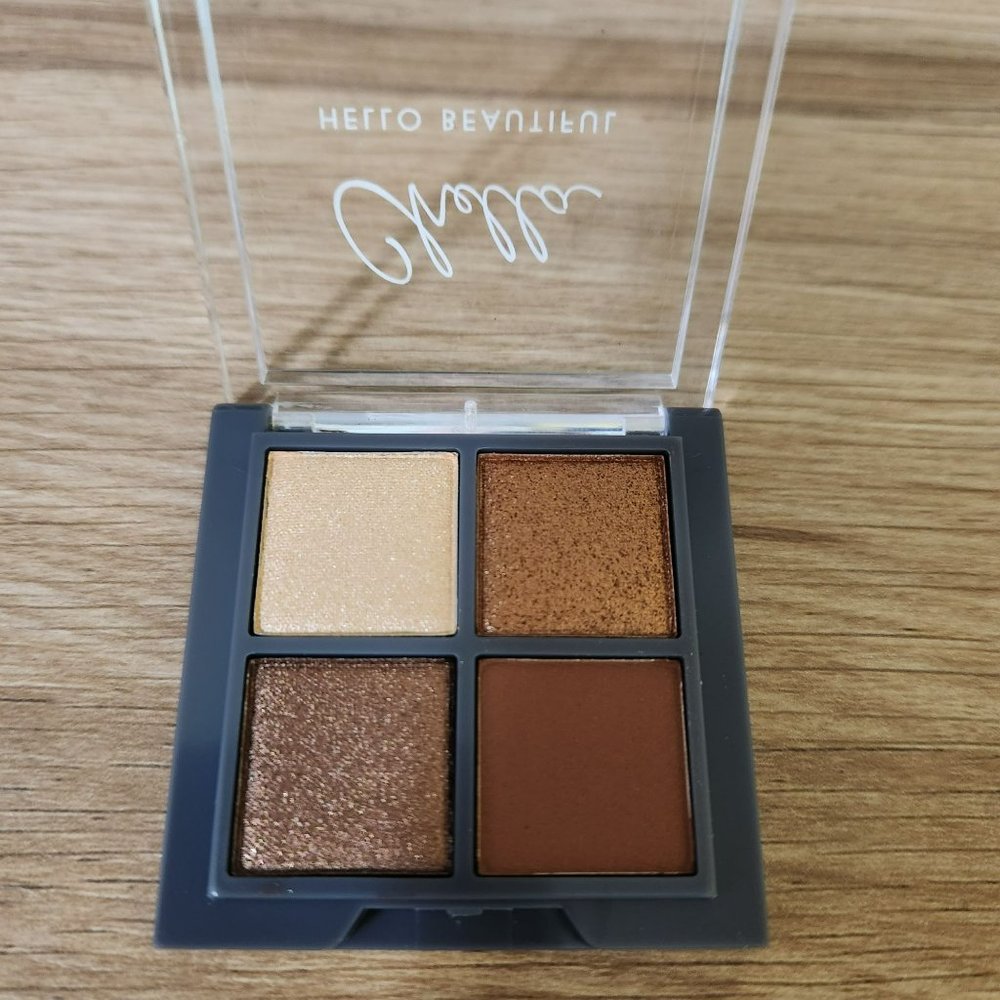Chella Hello Beautiful mini manifest bronze eyeshadow Palette quad - Picture 3 of 5